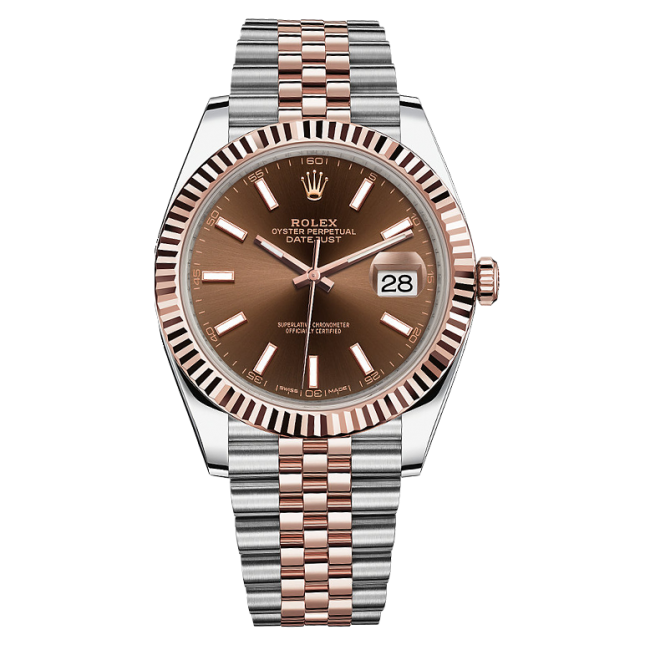 Đồng Hồ Rolex Datejust 41mm Steel & Everose Gold Chocolate Dial 126331