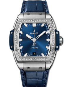 Đồng hồ Hublot Spirit Of Big Bang Titanium Diamonds Automatic 39mm Blue