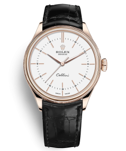 Đồng Hồ Rolex Cellini Time 39mm 50505-0021 dây đeo da