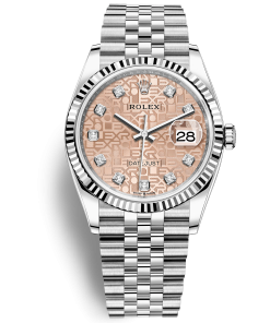 Đồng Hồ Rolex Datejust 36 126234-0024 Mặt Số Vi Tính Hồng