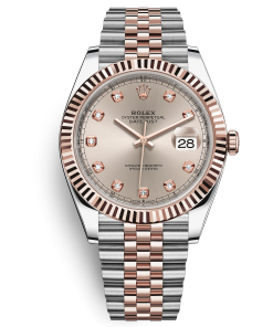 Đồng Hồ Rolex Datejust 41mm Everose Gold 126331 dây Jubilee