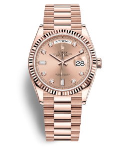 Đồng Hồ Rolex Oyster Perpetual Day-Date 36mm 128235-0009 dây đeo President