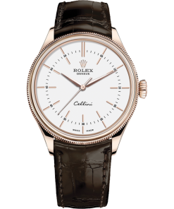 Đồng Hồ Rolex Cellini Time 39mm 50505-0020 dây đeo da