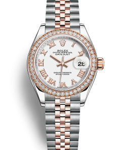 Rolex Oyster Perpetual Lady-Datejust 28mm 279381-004 dây đeo Jubilee