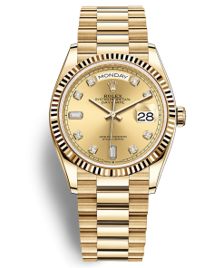Rolex Oyster Perpetual Day-Date 36mm 128238-0008 dây đeo President