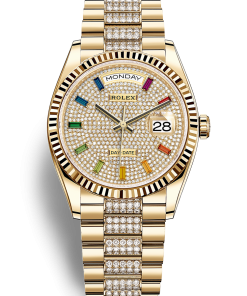 Rolex Oyster Perpetual Day-Date 36mm 128238-008 dây đeo President