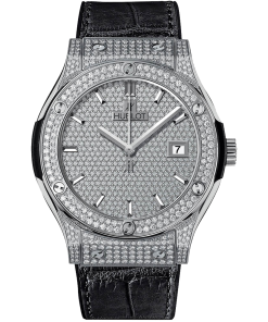 Đồng Hồ Hublot Classic Fusion Titanium Full Pave 42mm 542.nx.9010.lr.1704