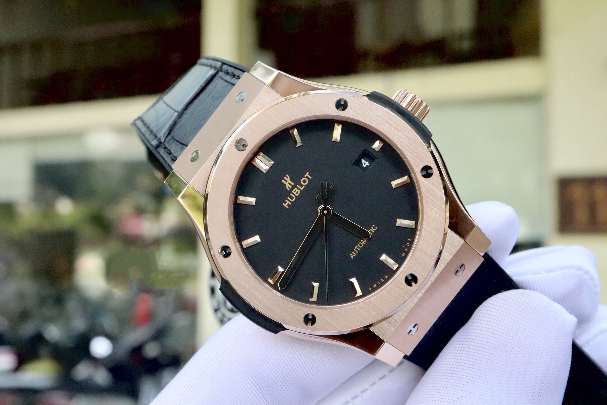 Đồng Hồ Hublot Classic Fusion Automatic King Gold 42 mm - Ảnh 3
