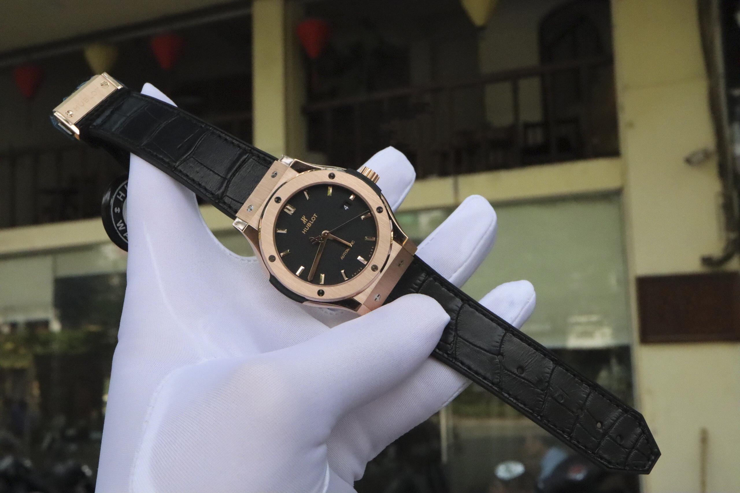 Đồng Hồ Hublot Classic Fusion Automatic King Gold 42 mm - Ảnh 4